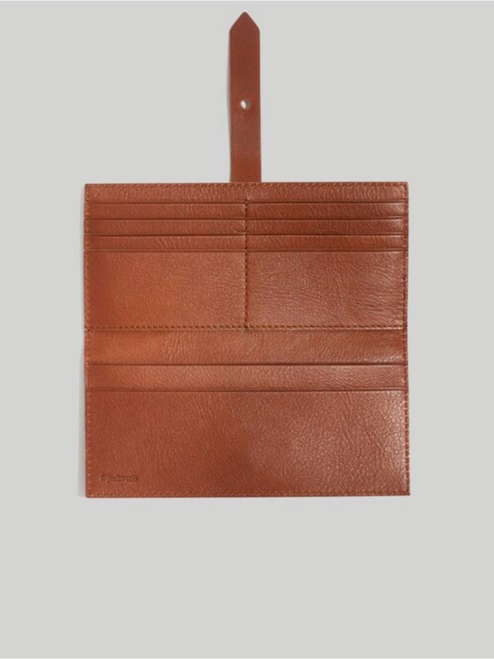 Madewell Leather Post Wallet Brown - Picture 2 of 5